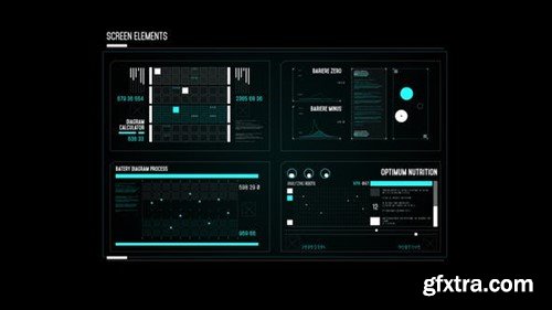 Videohive HUD Screen Battery Process 50811426