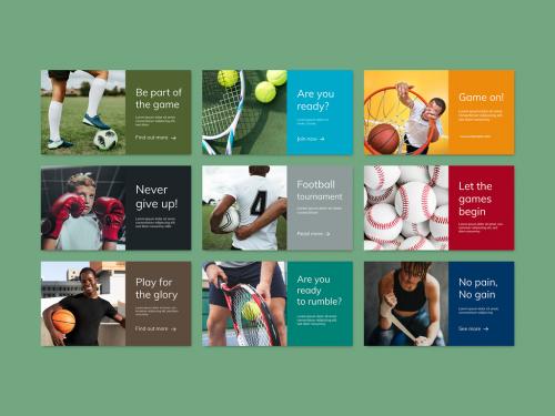 Sports Marketing Presentation Layout - 451623419