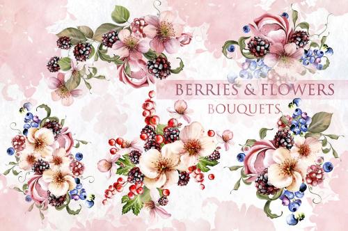 Berries & Flowers 21 BOUQUETS