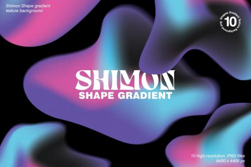 Shimon Shape gradient texture background