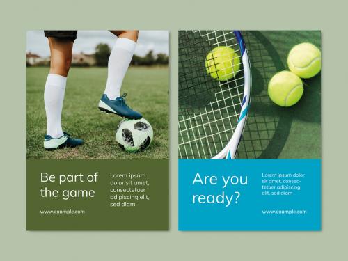 Sports Marketing Poster Layout - 451623502