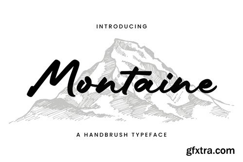 Montaine - A Handbrush Typeface YTT6X5L