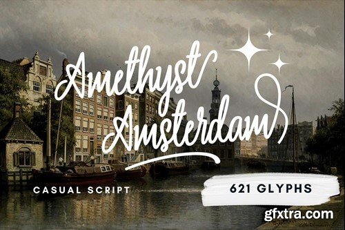 Amethyst Amsterdam Script UBB3HYX