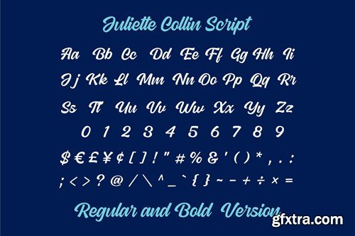 Juliette Collin - Vintage Script Font FN5CTSR