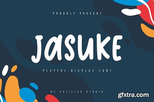 Jasuke - Playful Display Font 3DDZJH5