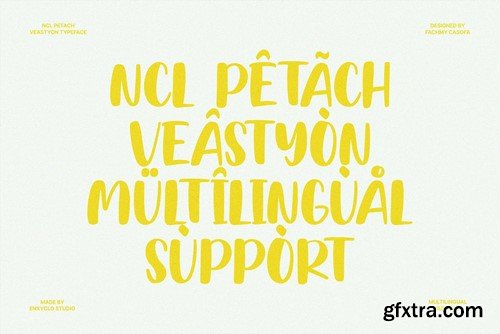 NCL Petach Veastyon - Playful Handwritten Font TLTQ7KL