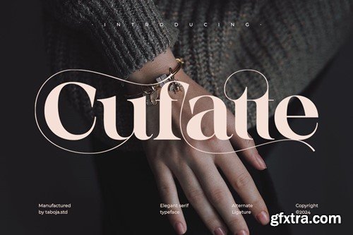 Cufatte - Elegant Serif Typeface PLZJ6WC