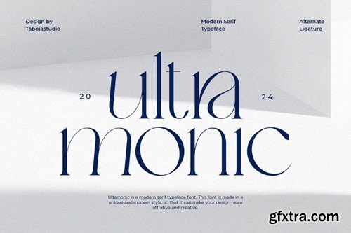 Ultra Monic - Elegant Serif Font M55PEZF