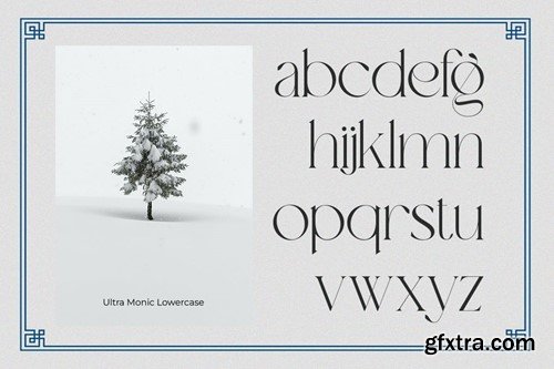 Ultra Monic - Elegant Serif Font M55PEZF