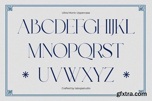 Ultra Monic - Elegant Serif Font M55PEZF