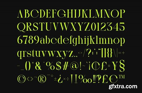 Galter - Modern Display Serif Typeface PAZPTLY