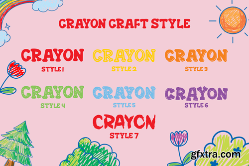 Crayon Craft - Kids Font AFY58LL