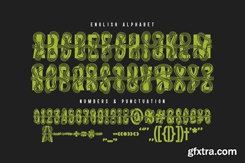 Twisted Ribbon — Creative Font HSPDX73