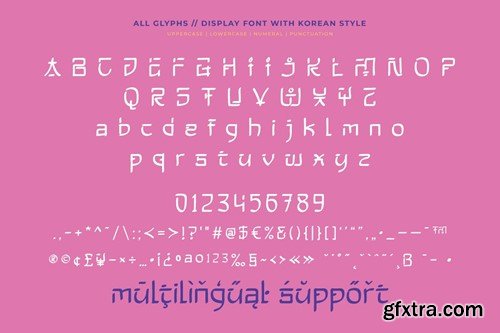 Kirame - Korean Style Font VYGY3HY