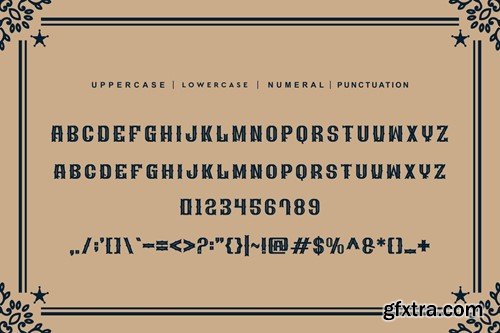 Glaser Western - Vintage & Retro Typeface Font FNP5HVN