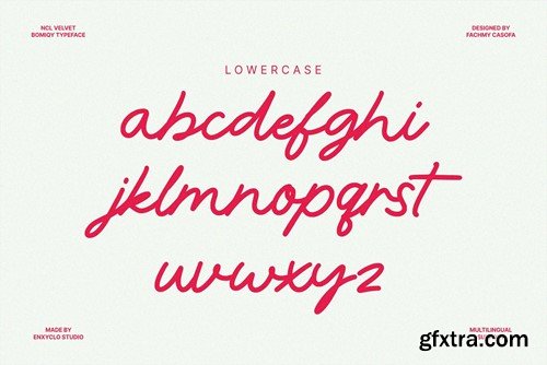 NCL Velvet Bomiqy - Casual Handwritten Script Font MWLHF6K