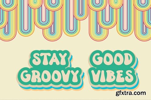 Coowel Groovy Retro font TDXH2PY