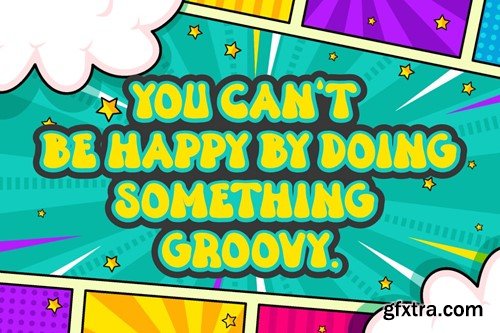 Coowel Groovy Retro font TDXH2PY