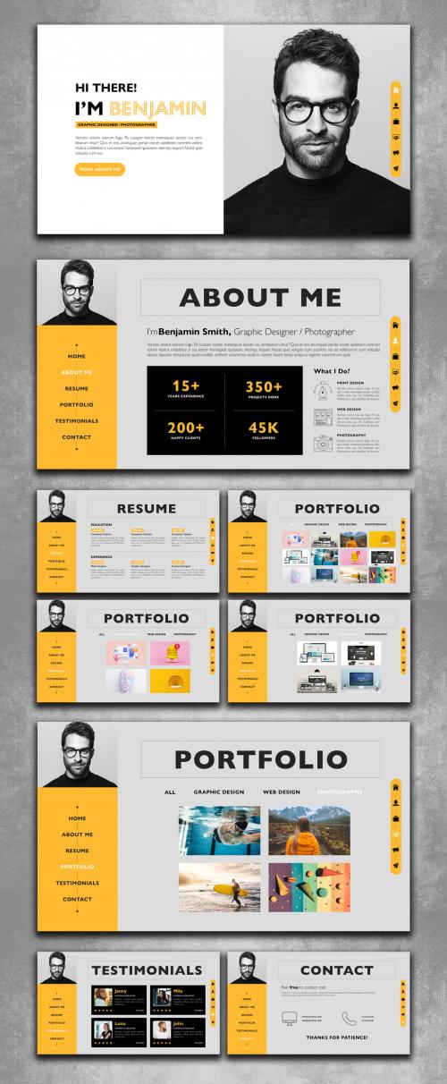 Interactive Pdf Resume Layout - 451684283