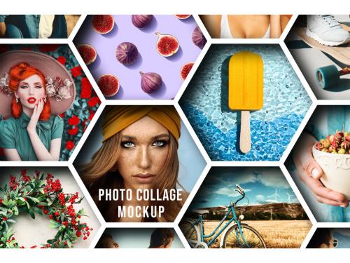 Photo Collage Mockup - 451684295