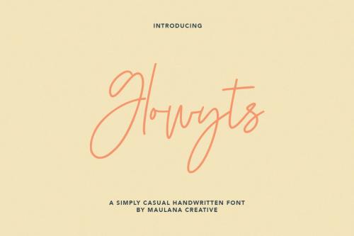 Glowyts Simply Casual Handwritten Font