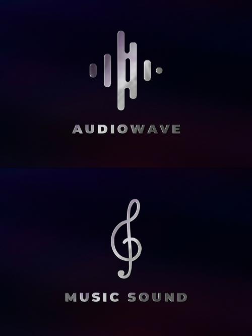 Music Studio Business Logo Mockup - 451684775