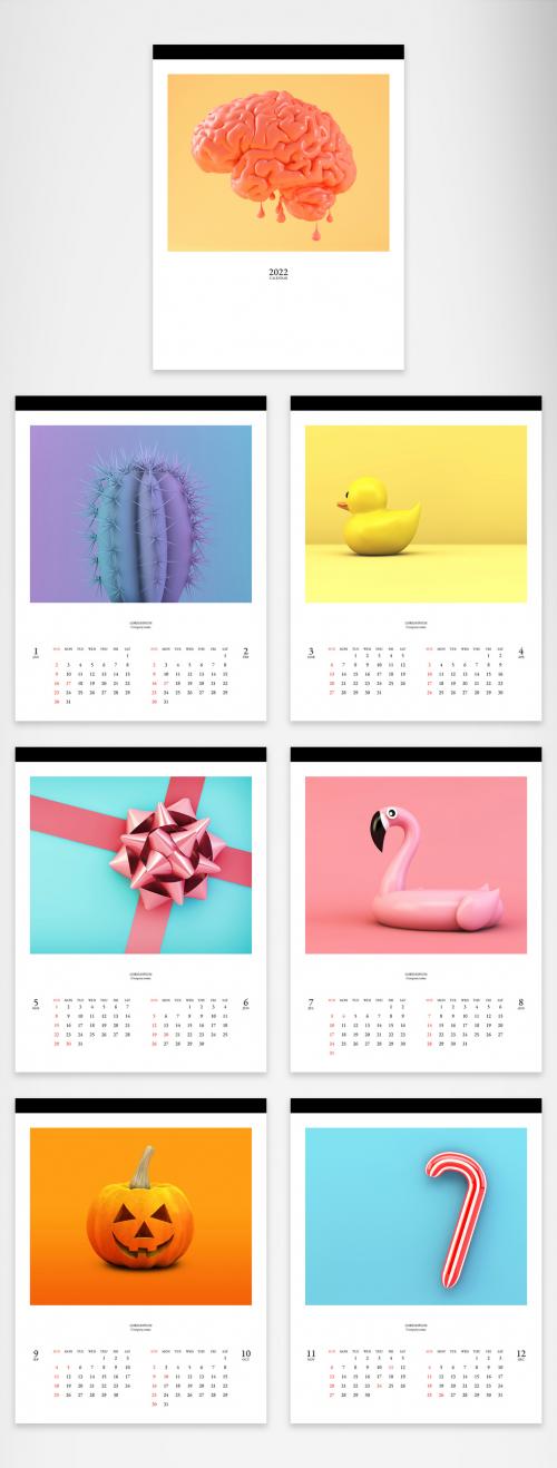 Beautiful and Simple 2022 Calendar - 451704306