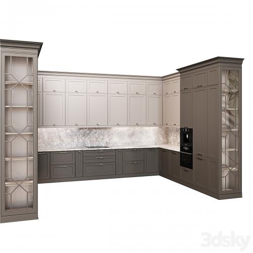 Neoclassical kitchen 16