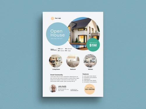 Simple Modern Real Estate Flyer - 451706192