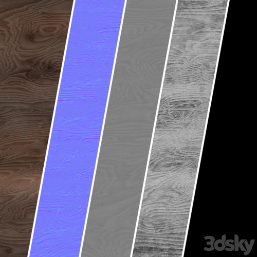 Wood Materials 28- Wooden Panel | Sbsar Seamless PBR 4k