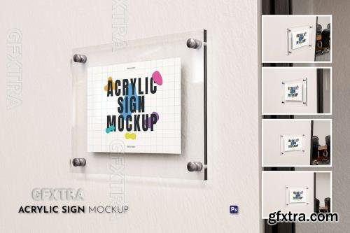 Acrylic Sign Mockup JTNBU5V