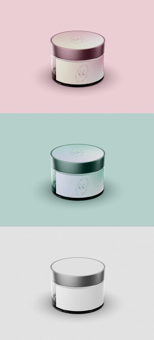 Cosmetic Jar Mockup - 452599080