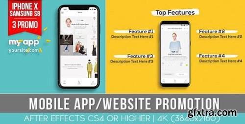 Videohive Mobile App Website Promotion 20772517