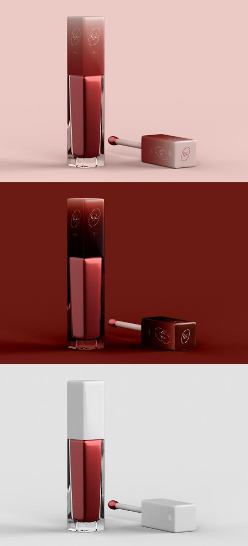 Cosmetic Lipstick Mockup - 452599099