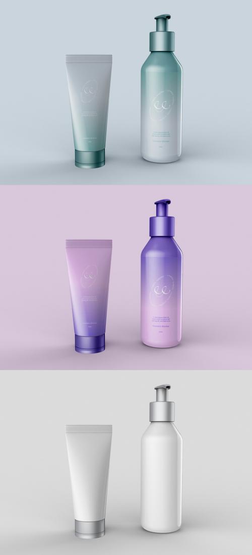 Two Beauty Products Mockup - 452599109