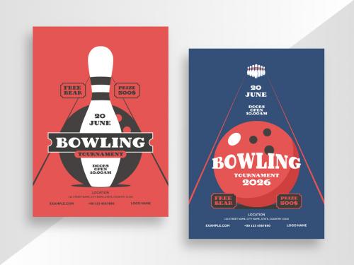 Bowling Tournament Poster Layout - 452613008