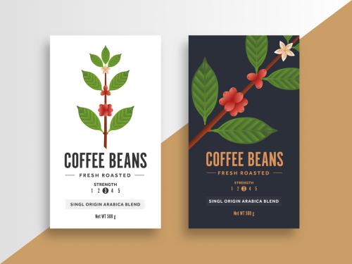 Coffee Label Layout - 452613016