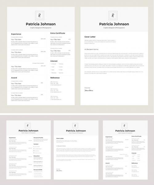 Clean White Resume Layout - 452613581