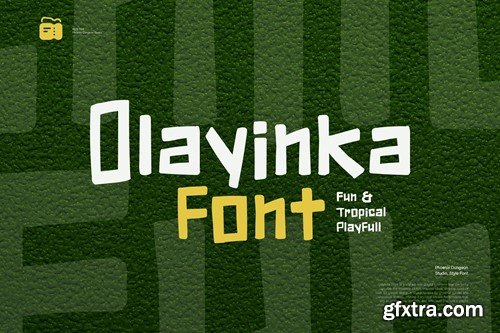 Olayinka Font QNVVL9W