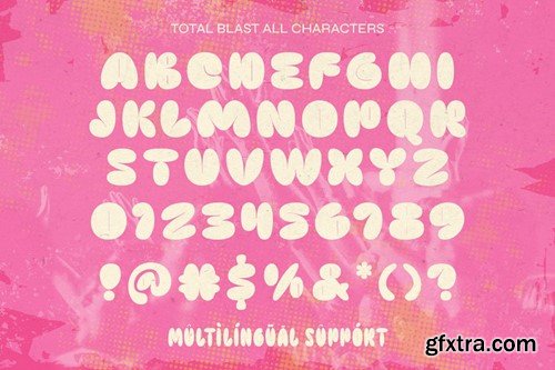 Total Blast Font Family TZTLKT9