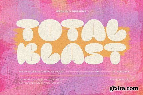 Total Blast Font Family TZTLKT9