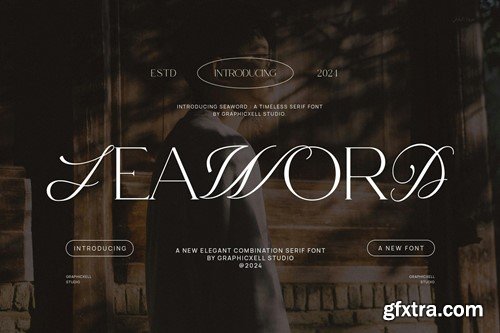 Seaword Calligraphy Serif Font Font Typeface WKQRW7Z