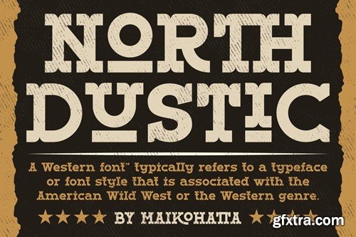 North Dustic - Vintage Display Font LSGG3J6