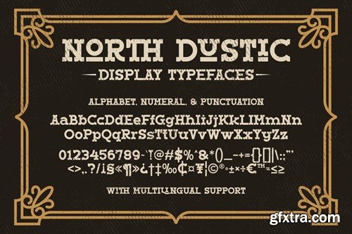 North Dustic - Vintage Display Font LSGG3J6