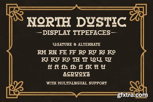 North Dustic - Vintage Display Font LSGG3J6