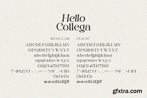 Hello Collega - Beautiful Ligature Font WFQ8JPX