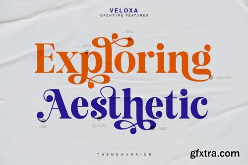 Veloxa - Retro Classic Serif Font CGF7H9F