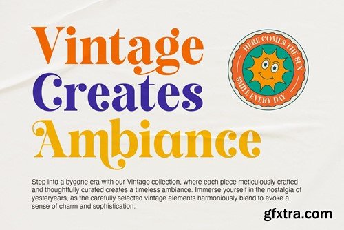 Veloxa - Retro Classic Serif Font CGF7H9F