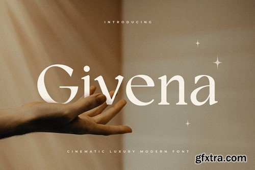 Givena - Cinematic Luxury Modern Font JHWWLNM