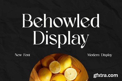 Behowled Classic Modern Serif Display 3L96HD6